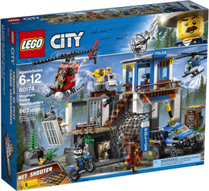 Lego City Mountain Police Headquarters (663 Pcs)