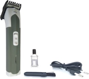 probeard genne! gm-676 gray professional rechargeable hair clipper, shaver  runtime: 45 min trimmer for men(multicolor)