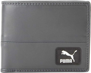 Puma Men Grey Canvas Wallet