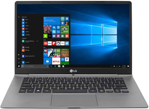 LG Gram Core i5 7th Gen - (8 GB/256 GB SSD/Windows 10 Home) 14Z970 Thin and Light Laptop(14 inch, Dark SIlver)