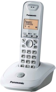 panasonic kx-tg3611sxs cordless landline phone(white)