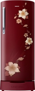 Samsung 192 L Direct Cool Single Door 2 Star (2019) Refrigerator with Base Drawer(Star Flower Red, RR19N1822R2-HL/ RR19R2822R2-NL)