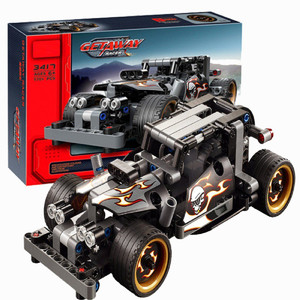 Wishkey Getaway Racer Pullback Technic Car 170 Pcs Building Block Set
