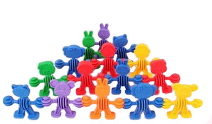 Pepperonz Animal Dolls Shape Building Blocks for Kids