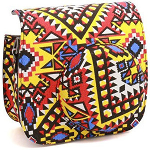 Caiul Vintage Instax Mini 9 /8/8+ Case Bohemian Style Camera Bag