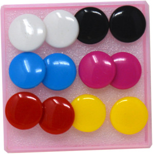 Plastic hotsell pierced earrings