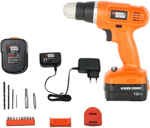Black and decker new arrivals cordless drill 12v