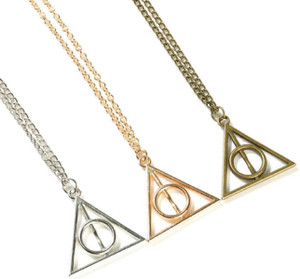 iTS ITS COMBO Of 3 Harry Potter Pendant Deathly Hallows SILVER GOLD BRONZE Color Unisex Necklace Brass Plated Alloy Necklace Price in India Buy iTS ITS COMBO