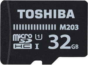 Toshiba M203 32 GB MicroSD Card Class 10 100 MB/s Memory Card