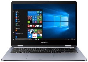 Asus TP410UA Core i5 8th Gen - (8 GB/1 TB HDD/256 GB SSD/Windows 10 Home) TP410UA-EC512T 2 in 1 Laptop(14.1 inch, Grey)