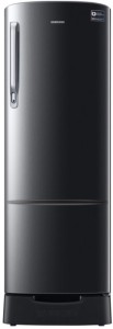 Samsung 255 L Direct Cool Single Door 3 Star (2019) Refrigerator(Black Inox, RR26N389ZBS-HL)