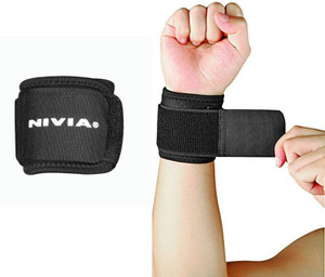 Nivia WS-583 Wrist Support (L, Black)