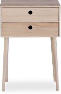 furnspace reizo paulownia (2 drawer) engineered wood free standing chest of drawers(finish color - natural paulownia)