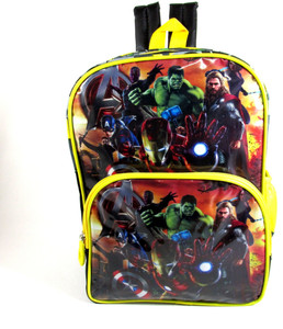 Ehuntz Captain America Vs hulk, iron man, avenger school Bag (Pre Nursery, Nursery & 1st class) (EH799) Waterproof Backpack