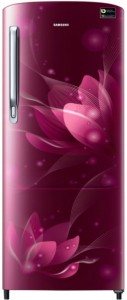 Samsung 192 L Direct Cool Single Door 4 Star (2019) Refrigerator(Blooming Saffron Red, RR20N272YR8/NL)
