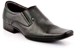 lee cooper men slip on shoes for men(black)