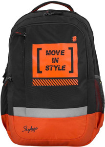 Skybags orange and black shop