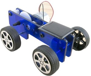 1 Set Mini Solar Powered Toy DIY Car Kit Children Educational
