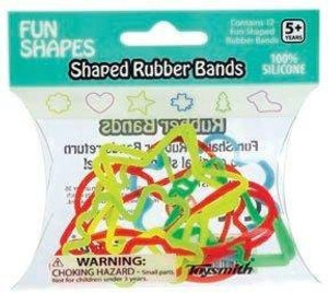Toysmith Toy Smith Fun Shapes Shaped Rubber Bands 12 Pk Price in