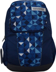 Flipkart AMERICAN TOURISTER DOODLE PLUS 01 DARK BLUE Waterproof Backpack Backpack