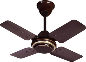 Brezo 24 Inch High Speed Fan 4 Blade Ceiling Fanbrown