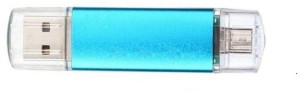 nexShop Dual Function Android USB OTG USB 2.0 Flash drive 8 GB OTG Drive(Blue, Type A to Micro USB)
