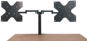 Smart Shelter Universal Clamp Type Dual LCD / LED / Monitor Table Desk Top Mount Stand Full Motion TV Mount