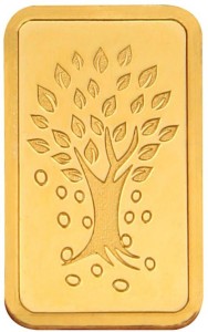 kundan kalpataru tree 24 (9999) k 30 g yellow gold bar