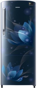 Samsung 192 L Direct Cool Single Door 4 Star (2019) Refrigerator(Blooming Saffron Blue, RR20N172YU8-HL/RR20N272YU8-NL)
