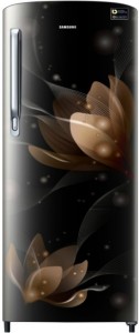 Samsung 192 L Direct Cool Single Door 4 Star (2019) Refrigerator(Blooming Saffron Black, RR20N172YB8-HL/RR20N272YB8-NL)