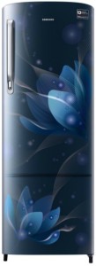 Samsung 255 L Direct Cool Single Door 3 Star (2019) Refrigerator(Blooming Saffron Blue, RR26N373ZU8/HL)