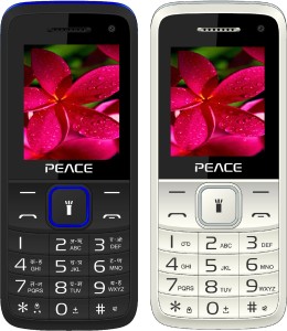 Peace Knight Combo of Two Mobiles(Black $$ Dark Blue & White $$ Grey)