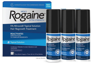 Kirkland Signature Hair Regrowth Treatment Extra Strength For Men 5 Minoxidil Topical Solution 2 Fl Oz 6 Pack