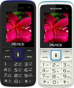 Peace Knight Combo of Two Mobiles(Black $$ Dark Blue & White $$ Blue)