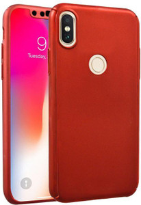 Coverage Front & Back Case for Coverage Ipaky 360 Degree All-round Protective Slim Fit Front And Back Case Cover for Xiaomi Redmi Note 5 Pro Redwith Tempered Glass