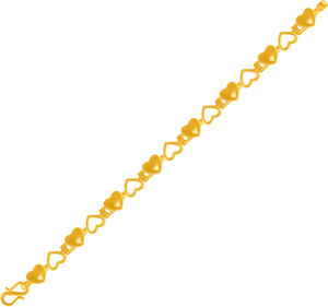 Mens gold bracelet on sale pc chandra