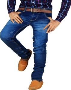 lzard regular men blue jeans LJ005
