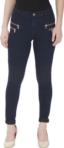 MansiCollections Slim Women's Dark Blue Jeans