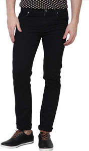 Super-X Slim Men's Black Jeans