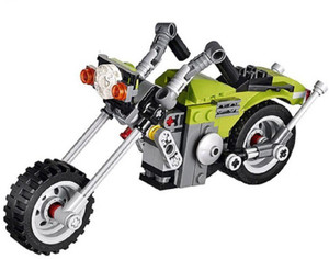 Emob Decool 129 pcs 3 in 1 Architect Highway Cruiser Bike DIY Block Construction Set Toy
