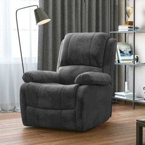 urban ladder fabric manual recliners(finish color - grey)