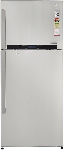 LG 495 L Frost Free Double Door 4 Star Convertible Refrigerator(Noble Steel, GL-T542GNSX)