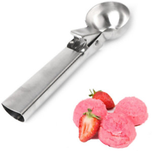 Kuber Industries Stainless Steel Spring/Trigger Ice Cream Scoop Set of 1 Pc
ICESCOOP09 Steel Ice-cream Spoon