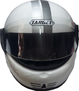 Target YUVA White 1105 Motorbike Helmet Buy Target YUVA White