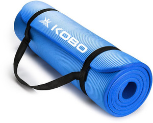 Buy KOBO 15 mm Blue NBR Athletica Multi use Thick Exercise Non slip and Anti tear. Great for Hot Yoga and the Gym Blue 15 mm Yoga Mat Online at Best Prices in India Yoga Fitness Flipkart