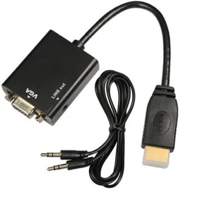 Microware HDMI Male To VGA Female With Sound HDMI Adapter