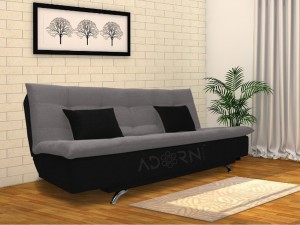 Adorn India Aspen Double Solid Wood Sofa Bed