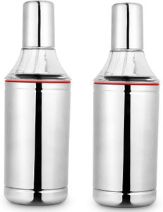 Shrih Oil Porer Set of 2 - 1000 ml Steel Oil Container