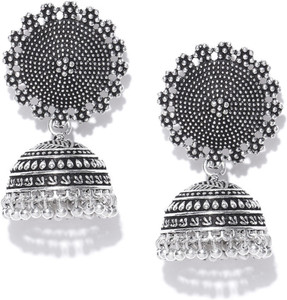 Silver jhumkas outlet flipkart