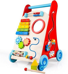 Generic Wooden Baby Walker Toddler Toys For 1 Year Old Push And
